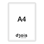 Djois samolepicí rámeček - Magneto, A4, bílý, 2 ks
