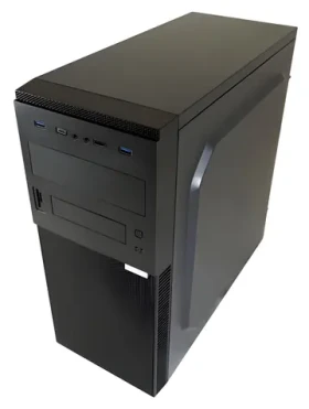 LC-Power 7041B-ON černá / Skříň PC / Midi Tower / ATX, mATX, Mini-ITX / USB 3.2 Gen1 (LC-7041B-ON)