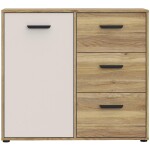 Komoda Mokkaro MOKK221L-M802 písek/dub mauvella