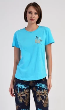Dámské pyžamo kapri Vienetta Secret Tropicana