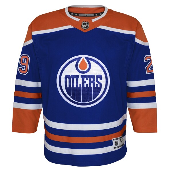 Outerstuff Dětský dres Leon Draisaitl Edmonton Oilers NHL Premier Home Velikost: L/XL