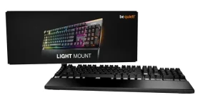 Be quiet! LIGHT MOUNT SILENT LINEAR černá / Mechanická klávesnice / RGB / Layout DE / USB-C (BT003DE)