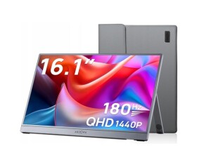 Arzopa Z3FC Portable Monitor 16.1" 180hz IPS 2K 1440P Metal Housing Přenosný monitor + pouzdro EDF_14053004