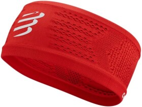 Compressport Thin On/Off Sportovní funkční světle modrá - Běžecká čelenka Compressport Headband On/Off - Red
