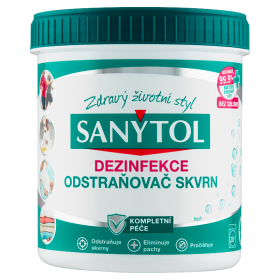 Sanytol dezinfekční odstraňovač skvrn 450g na barevné prádlo