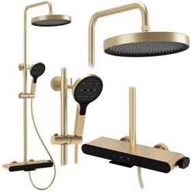 REA - Sprchový set Farel Brush Gold REA-P0355