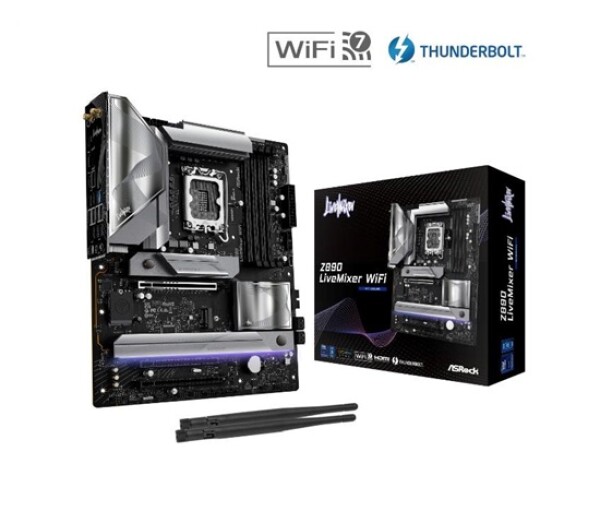 ASRock MB Sc LGA1851 Z890 LIVEMIXER WIFI, Intel Z890, 4xDDR5, 1xHDMI, 2xThunderbolt, WI-FI EDF_380967