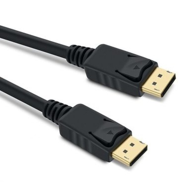 PremiumCord DisplayPort 1.4 přípojný kabel M-M černá / 8K@60Hz / zlacené konektory / 0.5 m (kport8-005)