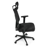 Kancelářská židle, houpací mechanismus, černá látka, KA-W3137 BK