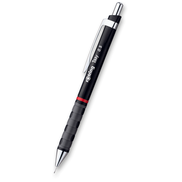 Mechanická tužka Rotring Tikky Color, 0,5 mm - černá