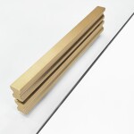 REA - Sprchová kabina Montana Double Gold Brush 80x80 REA-K6695