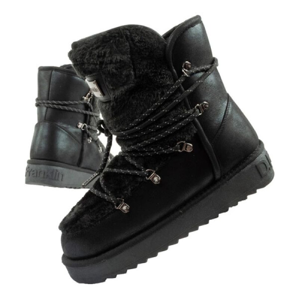 D.Franklin dámské sněhové boty zimní módní kožešina zateplené černé dámské 42