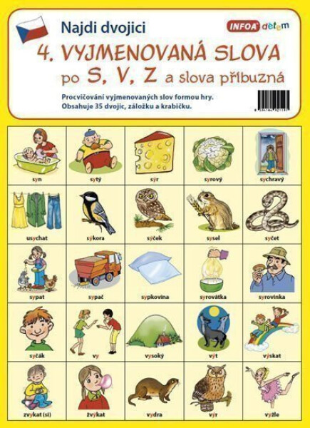 Najdi dvojici - 4. Vyjmenovaná slova po S, V, Z a slova příbuzná - kolektiv autorů