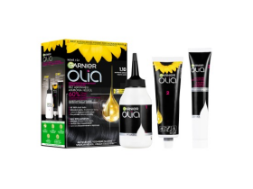 Garnier Olia permanentní barva na vlasy 1.10 Safírově černá, 60+60+54ml