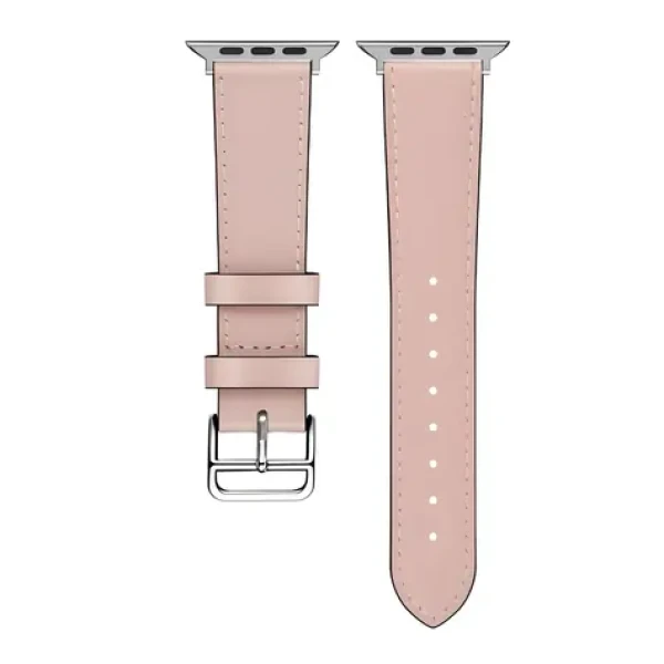 Beline Hermes Kožený řemínek pro smartwatch růžová / Řemínek / kůže / nerezová spona / 20 mm