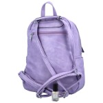 Stylový dámský koženkový kabelko/batoh Cedra, fialová