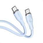 VOLTME Powerlink Moss Series CTC Kabel USB-C(M) 3A/60W 1m modrá / 2x USB-C(M) (C2023)