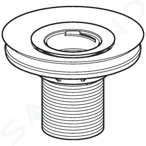 GEBERIT - Příslušenství Sifonový adaptér pro bezvodé pisoáry, průměr 103 mm 116.060.00.1