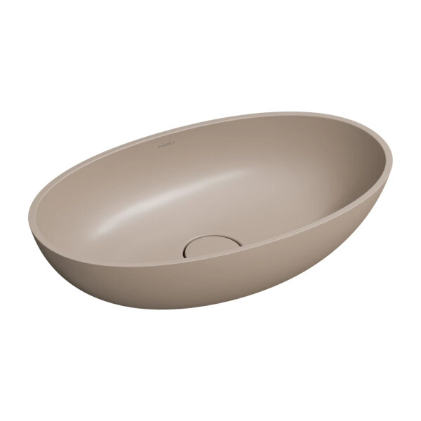 OMNIRES - SHELL M+ umyvadlo na desku, 60 x 35 cm, béžová mat SHELLUNDB