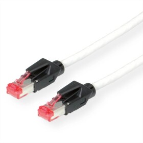 Secomp 21.05.0010 RJ45 síťové kabely, propojovací kabely CAT 6 S/FTP 1.00 m šedá dvoužilový stíněný, bez halogenů, samozhášecí 1 ks