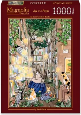 MAGNOLIA Puzzle V lese knih