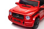 Mamido Dětské elektrické autíčko Mercedes Benz G63 cabrio EVA kola červené