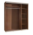 Šatní skříň Penelopa Les Barva korpusu: Kaštan - wenge, Rozměry: 155 cm
