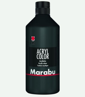 Marabu Acryl Color akrylová barva - černá 500 ml