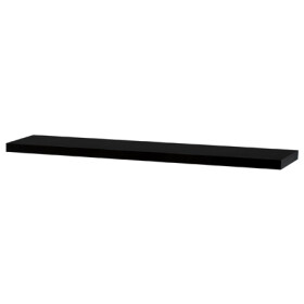 Polička nástěnná 120 cm, MDF, 3D dekor wenge, baleno v ochranné fólii