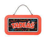 Neonová cedulka se jménem - Tadeáš - Albi