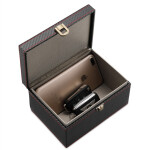 Stínící box z luxusní PU kůže pro blokování signálu - 170 x 125 x 95mm