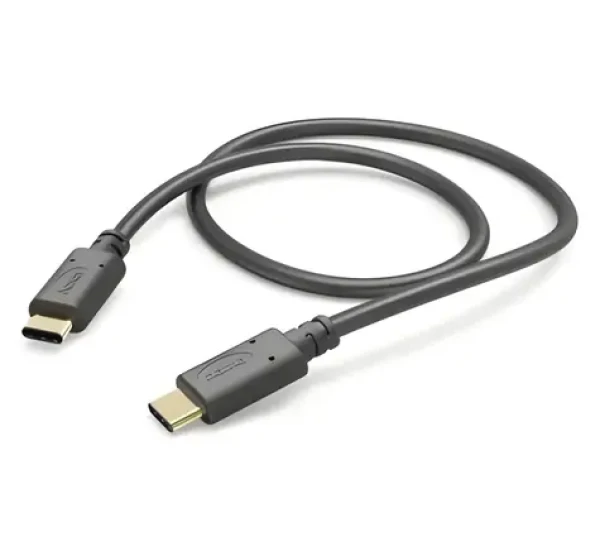 Hama USB-C - USB-C černá / Nabíjecí kabel / 1 m / 480 Mbit/s