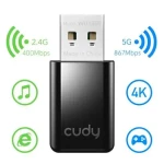 Rozbaleno - Cudy AC1300S USB WiFi adaptér / 867Mbps / 5G / USB 3.0 / rozbaleno (WU1300S.Rozbaleno)