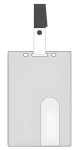 EuroSupplies Visačka na magnetickou kartu svislá / Visačka / Tuhý plast / 54 x 86 mm / 50 ks