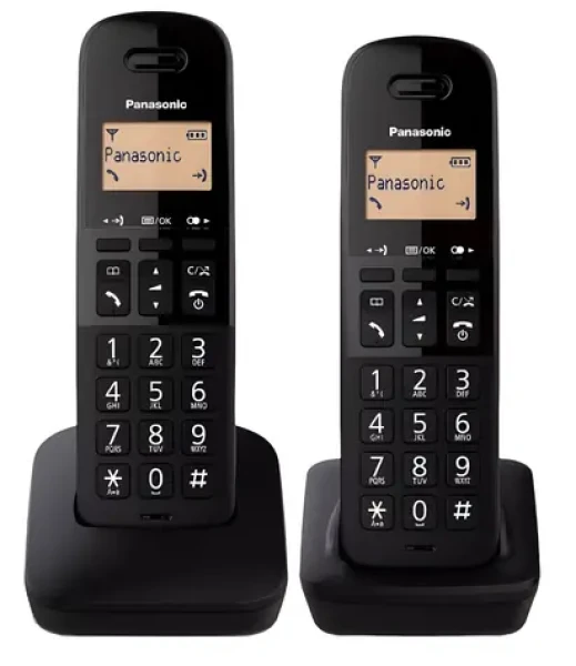 Panasonic KX-TGB612FXB Twinpack černá / Bezdrátový telefon / 2 sluchátka (KX-TGB612FXB)