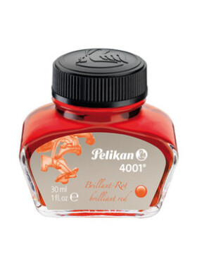 Pelikan 4001 30ml brilantní červená / Inkoust (301036)