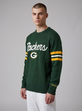 Mitchell & Ness Pánská mikina Green Bay Packers NFL Head Coach Sweater Velikost: 2XL