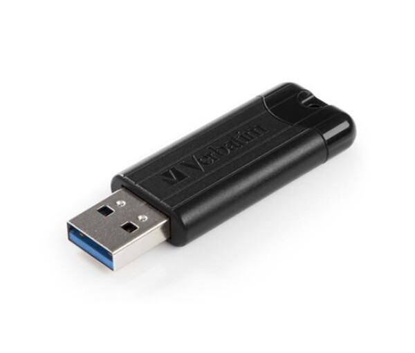 VERBATIM Flash Disk 256GB PinStripe USB 3.0, černá EDF_711806