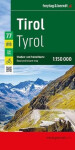 Tyrolsko 1:150 000 / automapa + volnočasová mapa