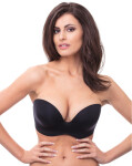 Hladká podprsenka bez ramínek WONDERBRA ULTIMATE STRAPLESS BRA - WONDERBRA - černá 90 D