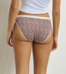 Dámské bavlněné kalhotky 3 ks DIM LES POCKETS COTTON SLIP 3x - DIM - světle hnědá M