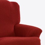 Super strečové potahy NIAGARA cihlová relaxační křeslo ( š.70 - 90 cm)