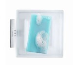 DURAVIT - Karree Mýdlenka s držákem, chrom/mléčné sklo 0099521000