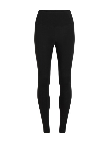 Dámské merino spodky ICEBREAKER Wmns 200 Oasis High Rise Leggings, Black velikost: M