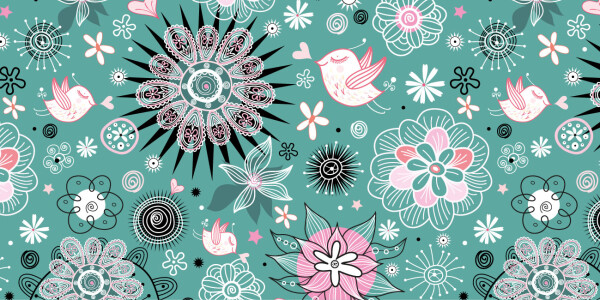 Obálka barevná - ptáček