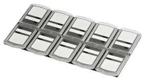 Hama černá, průhledná / Krabička na paměťové karty / 10 karet / polypropylen (95985)