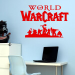 Samolepka World of Warcraft Barva: zelená, Velikost: 100 x 66 cm