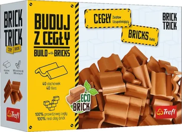 Trefl - Stavebnice - BRICK TRICK Balení střešních tašek