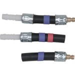 KS Tools 150.1872 Sada adaptérů, Ø 3 mm (fialová)