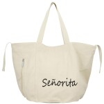 Trendy textilní dámská kabelka na rameno Bellinda, béžová